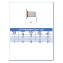 S/10 316L Stainless Steel Grooved Flange Adapter 150#